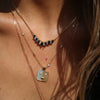 Vintage Sapphire Diamond Sailor Necklace